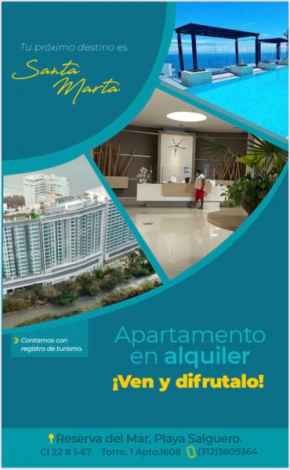 Reserva del mar apto 1608 Santa Marta